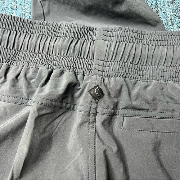 Prana Midtown Capri Ruched Jogger Pants in Grey - Picture 5 of 8